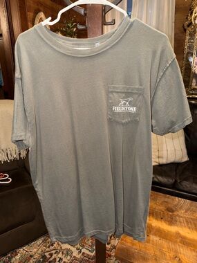 Fieldstone Men's Short-Sleeve Pocket Tee — Dusty Sage